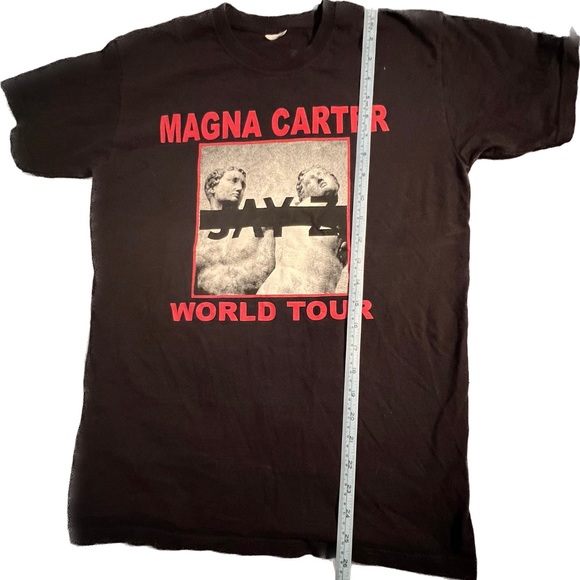 Y2K VINTAGE GRAPHIC CONCERT TOUR T-SHIRT MAGNA CARTA JAY Z - Picture 5 of 5